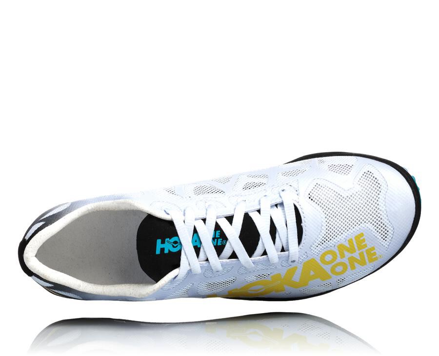 Zapatillas Atletismo Hoka One One Hombre - Rocket X - Blancas - YVU203586